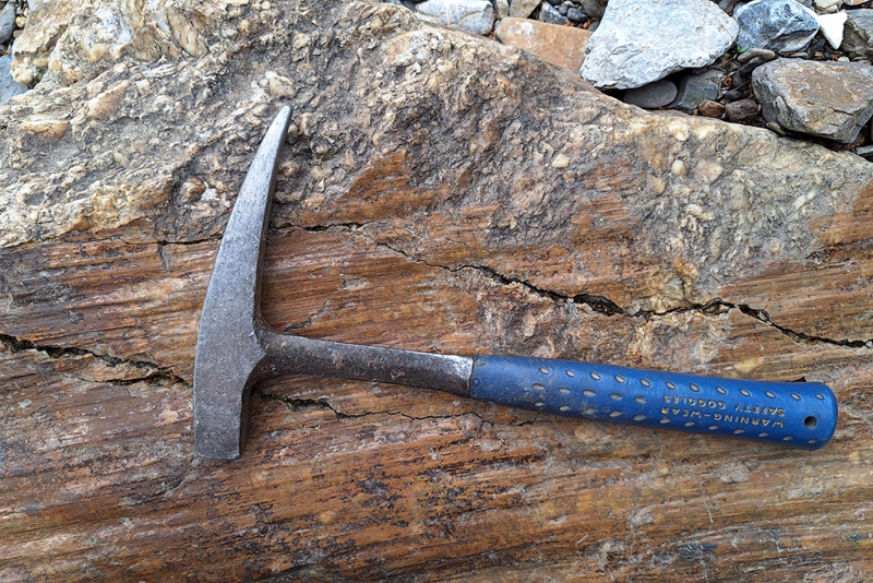 Tectonic Slickensides on Conglomerate